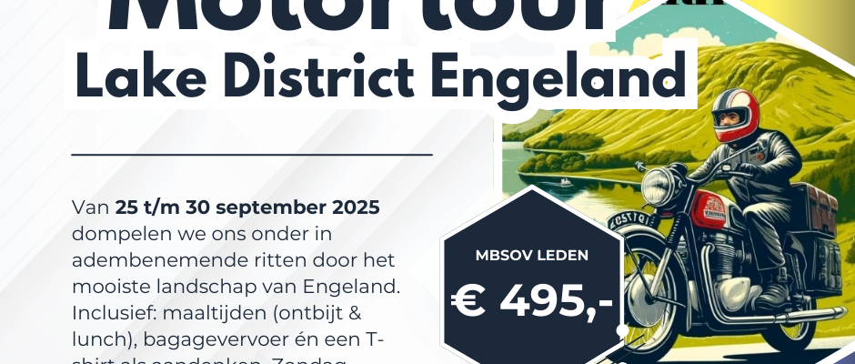 Inschrijving MBSOV Motortour 2025 geopend!