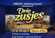 TONEEL PRESENTEERT “DRIE ZUSJES” OP 17 EN 18 APRIL IN DE DUKDALF
