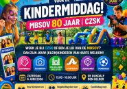 Kindermiddag in De Dukdalf 80-jaar MBSOV aanvang 13.00 uur